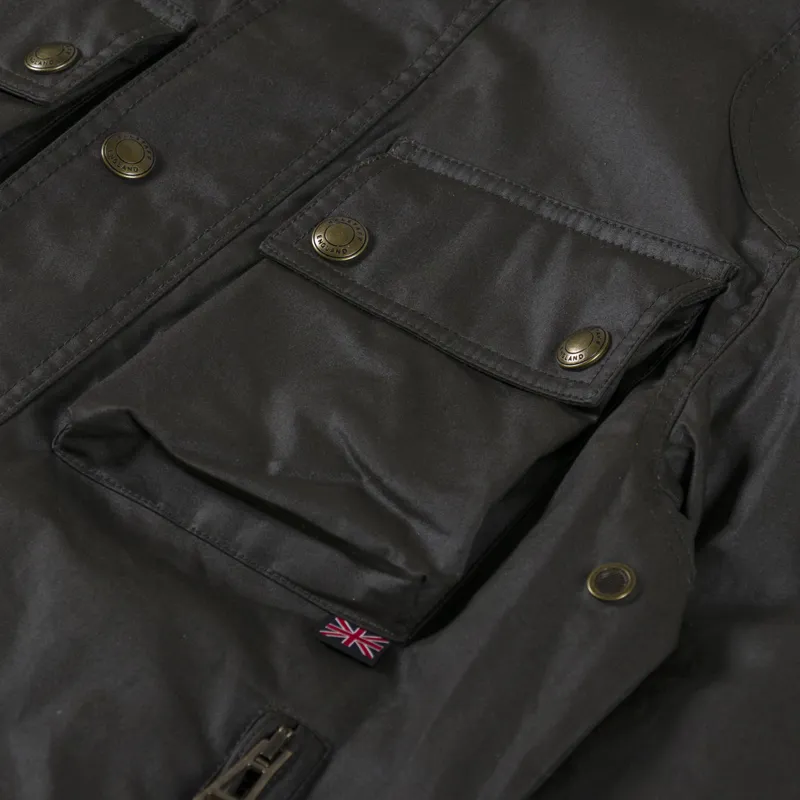 Belstaff Racemaster Jacket Faded Olive-8