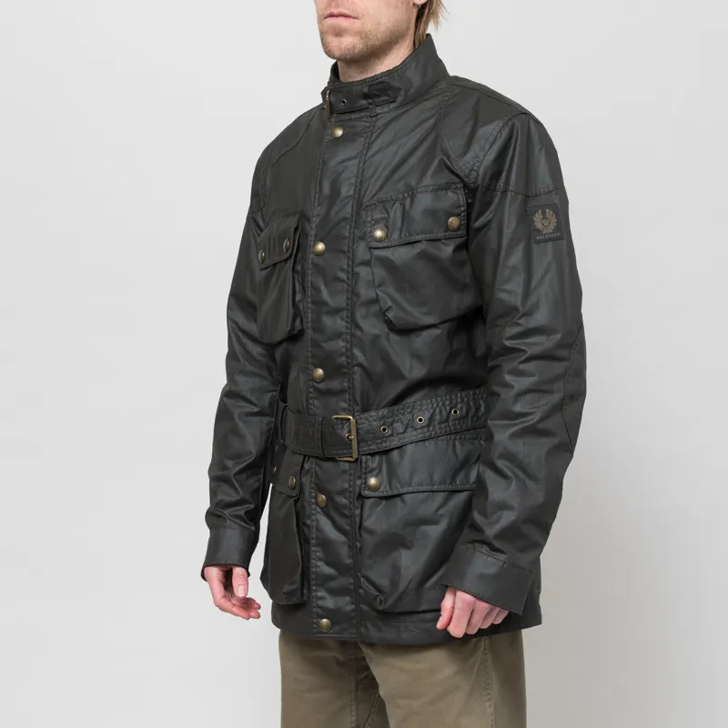 Belstaff Trialmaster Jacket Faded Olive-4