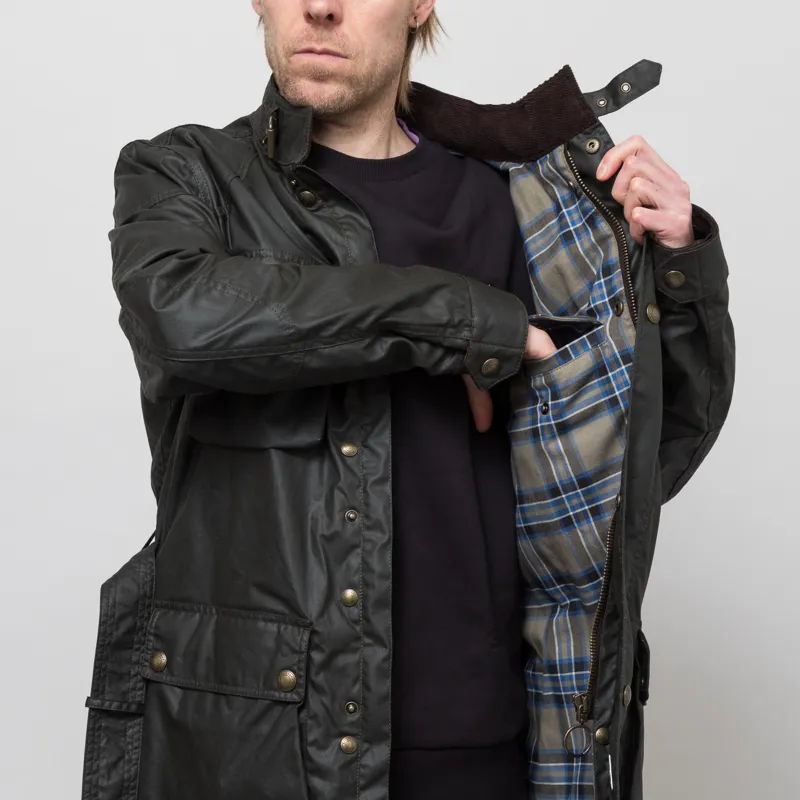 Belstaff Trialmaster Jacket Faded Olive-7