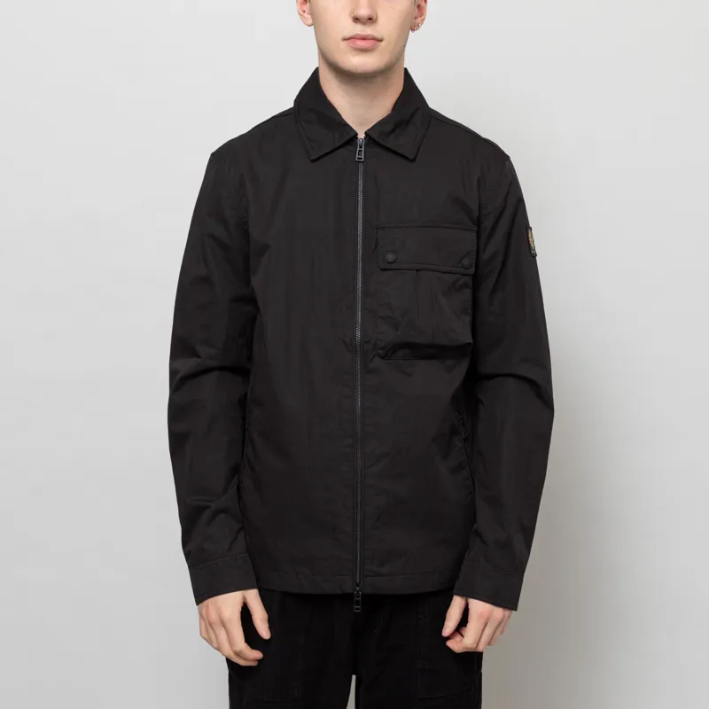 Belstaff Drome Overshirt Black