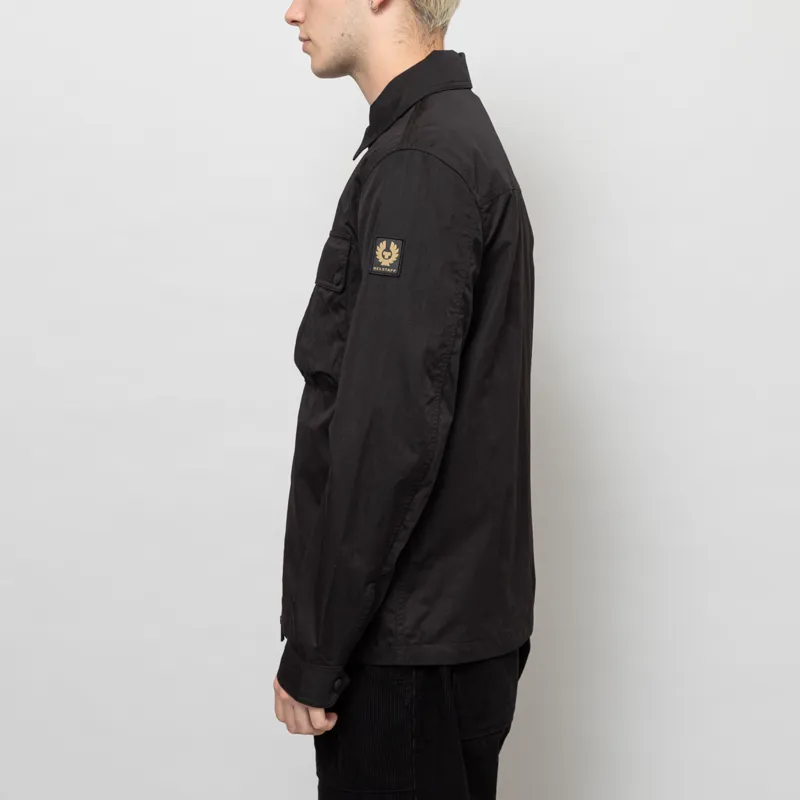 Belstaff Drome Overshirt Black-2