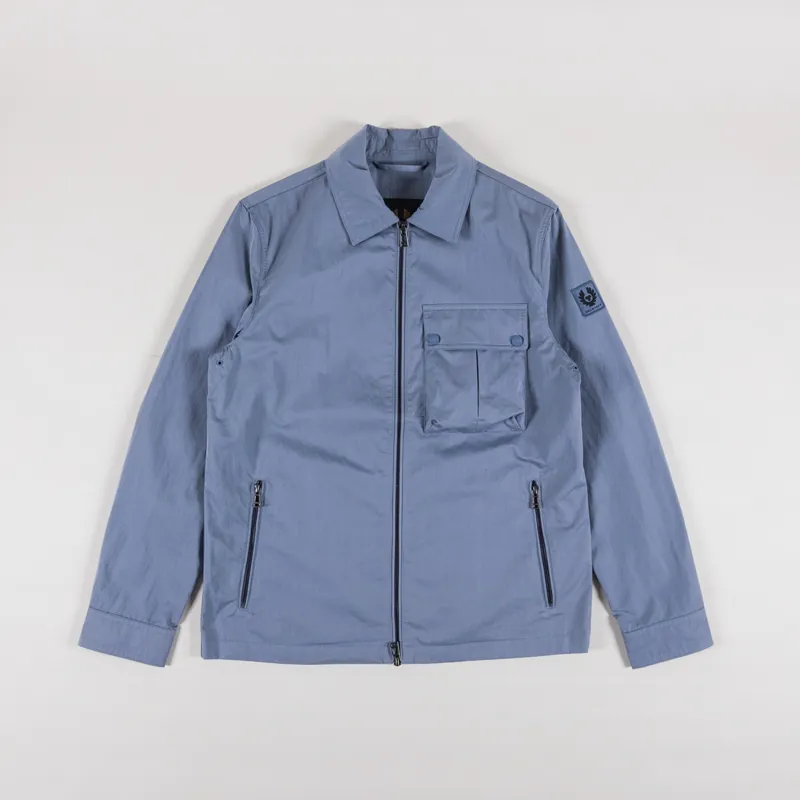 Belstaff Drome Overshirt Blue Flint