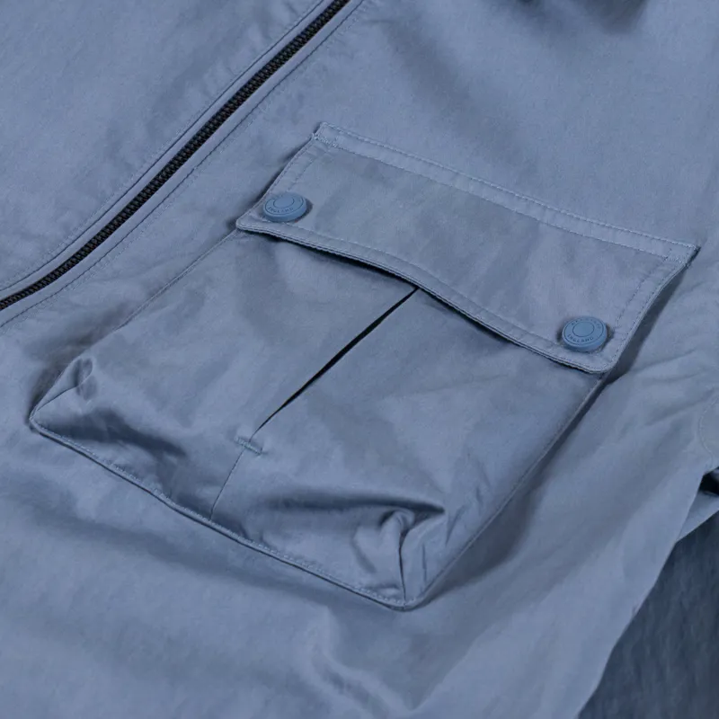 Belstaff Drome Overshirt Blue Flint-8