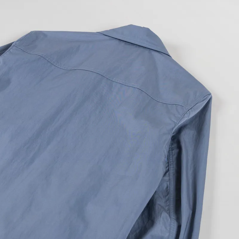 Belstaff Drome Overshirt Blue Flint-5