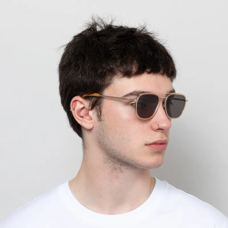 Messy Weekend Quentin Sunglasses Champagne Green-2