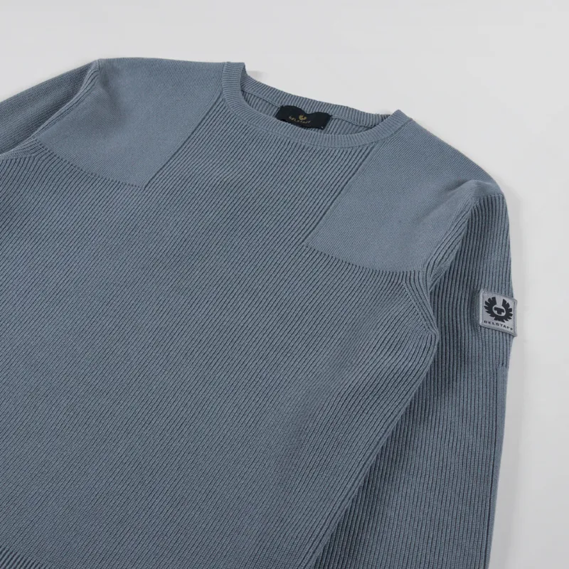 Belstaff Commander Crewneck Jumper Atlantic Grey-2