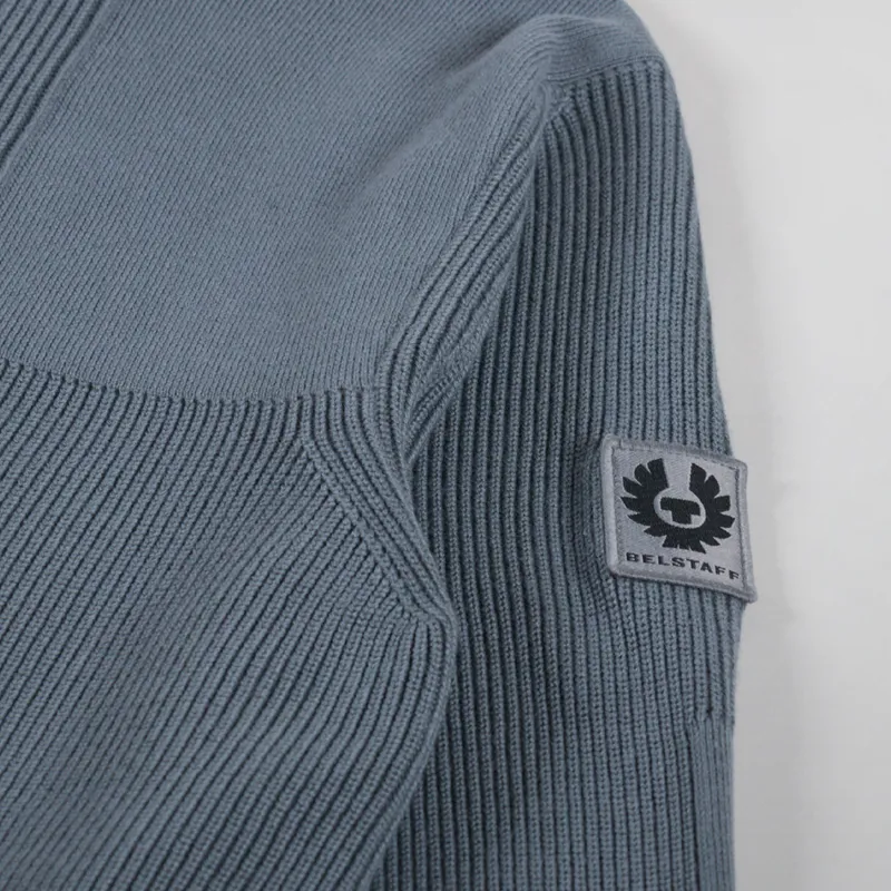 Belstaff Commander Crewneck Jumper Atlantic Grey-4