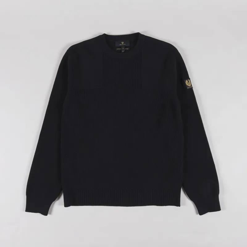 Belstaff Commander Crewneck Jumper Black