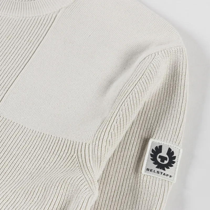 Belstaff Commander Crewneck Jumper Silver Birch-4