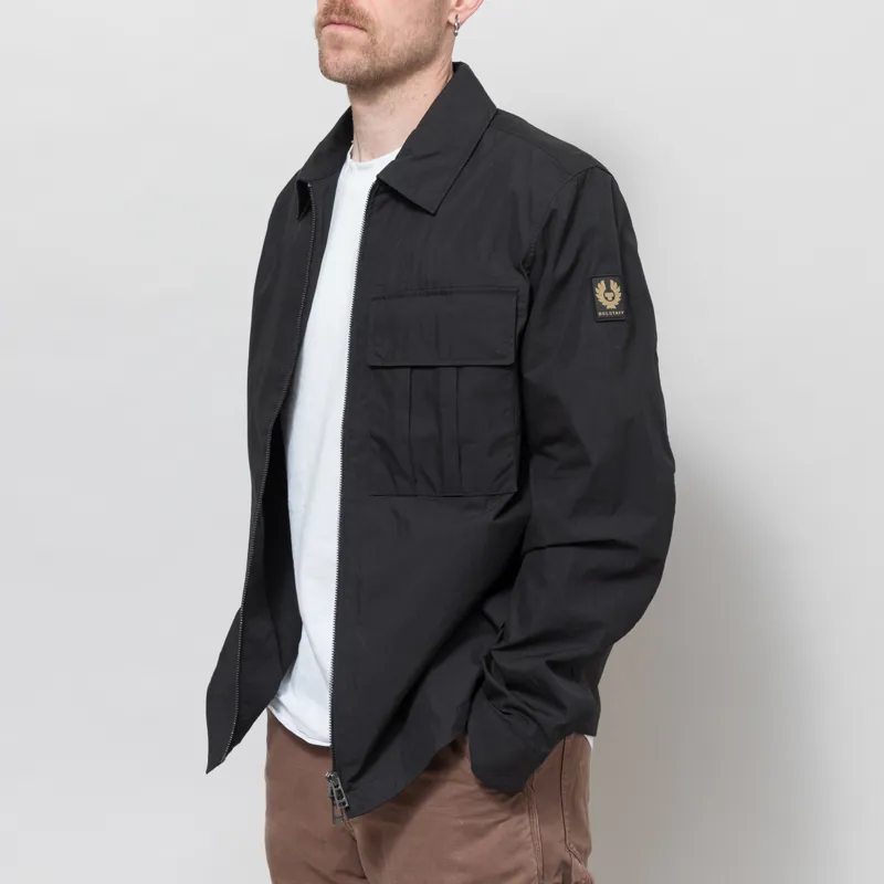 Belstaff Cargo Overshirt Black-1