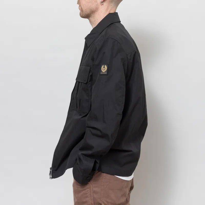 Belstaff Cargo Overshirt Black-2