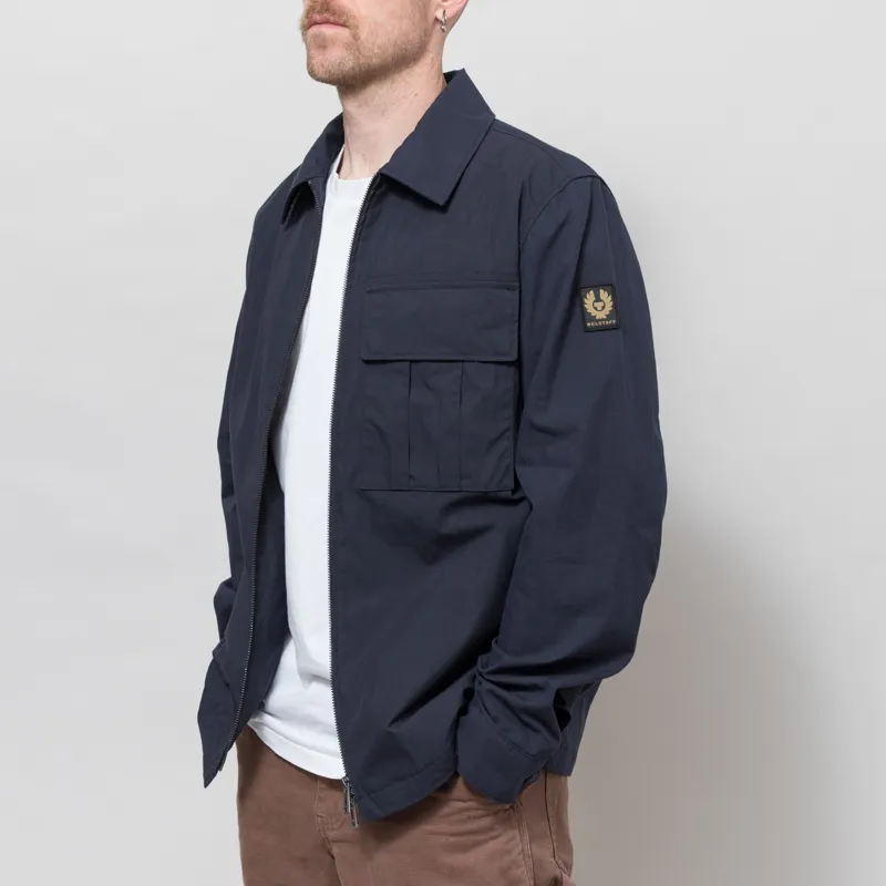 Belstaff Cargo Overshirt Dark Ink-1