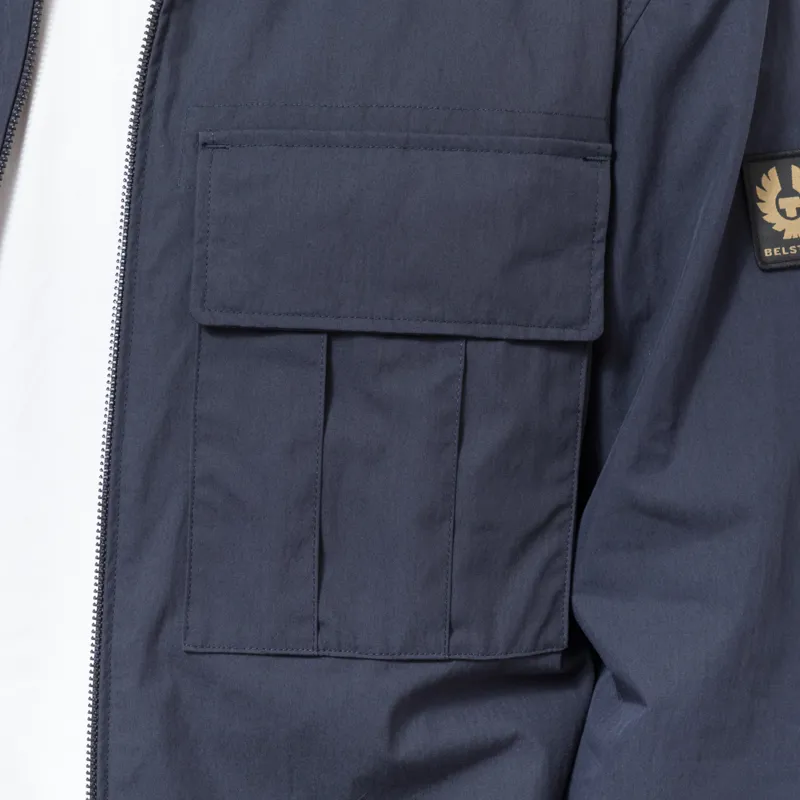 Belstaff Cargo Overshirt Dark Ink-8