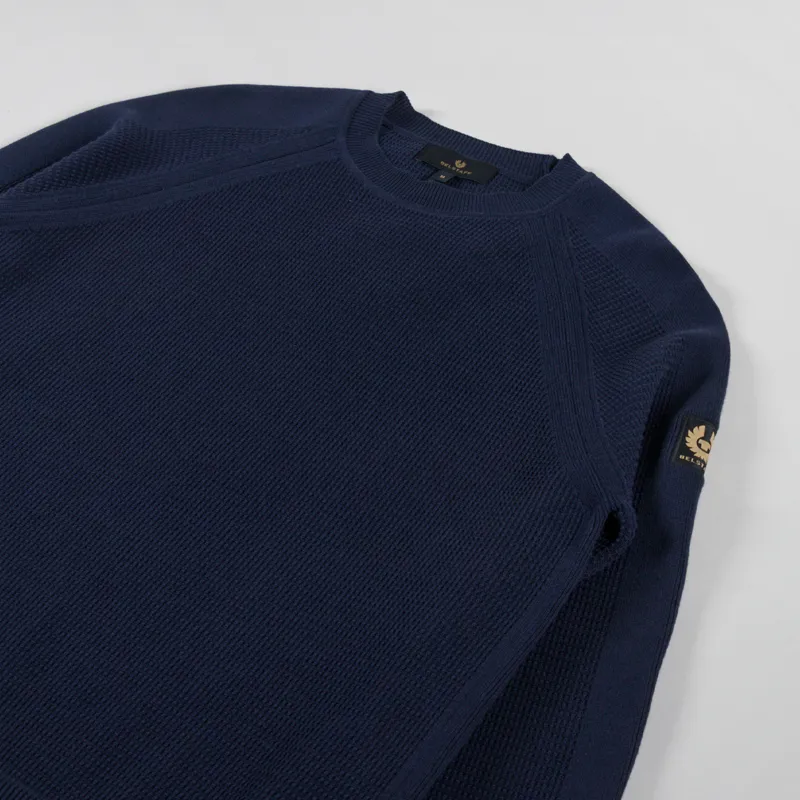Belstaff Bradwell Crewneck Dark Ink-2