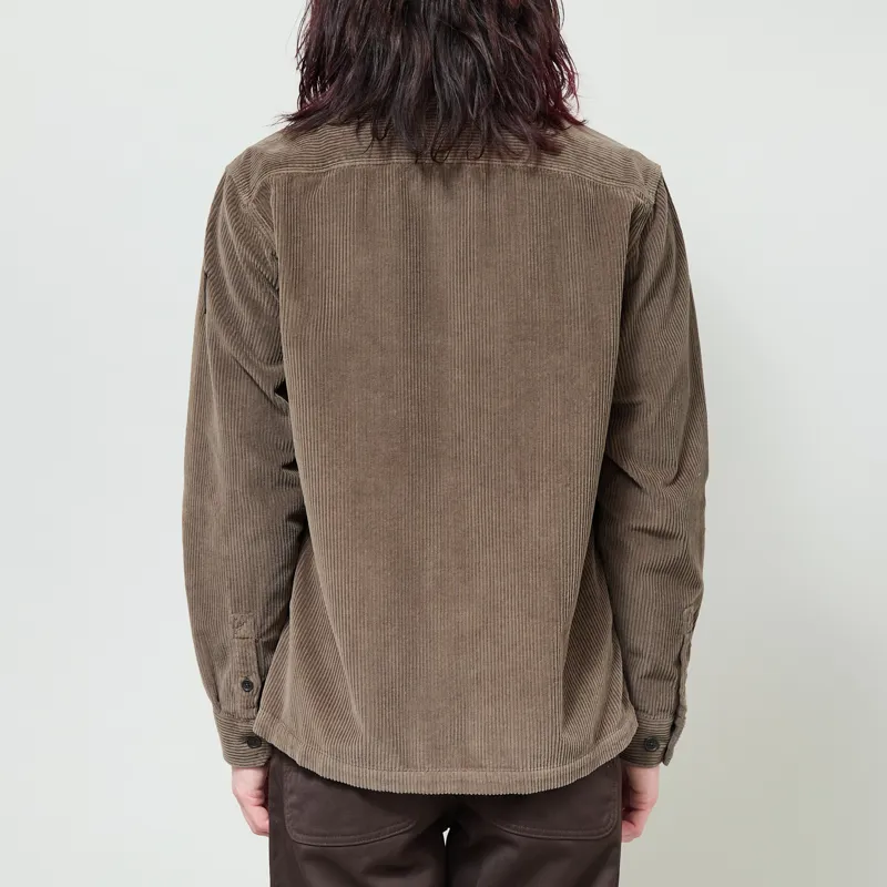 Belstaff Ravine Corduroy Shirt Army Olive-2