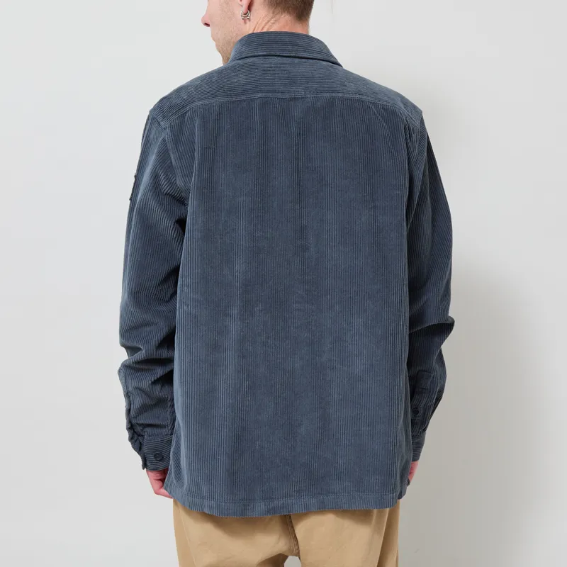 Belstaff Ravine Corduroy Shirt Petrol-2