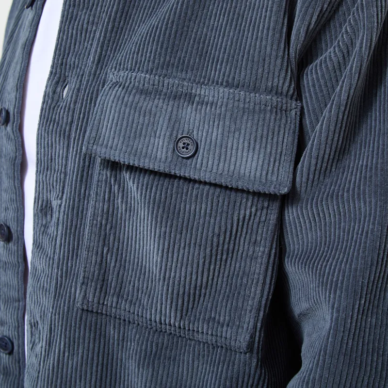 Belstaff Ravine Corduroy Shirt Petrol-4