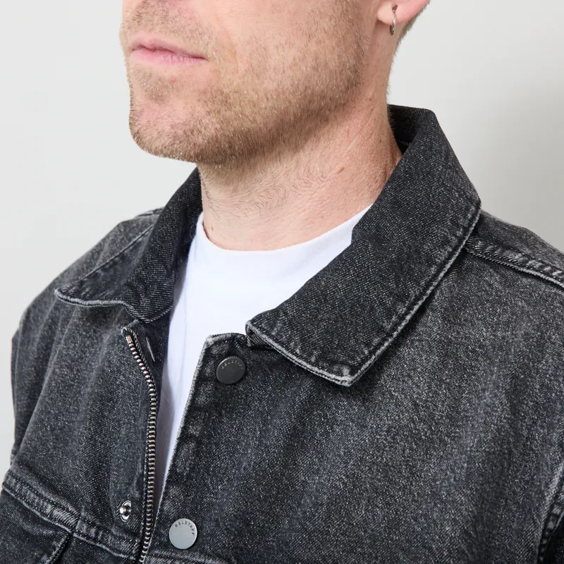 Belstaff Piston Trucker Jacket Charcoal-3