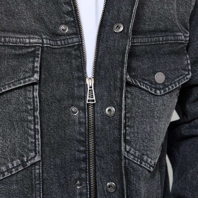 Belstaff Piston Trucker Jacket Charcoal-6