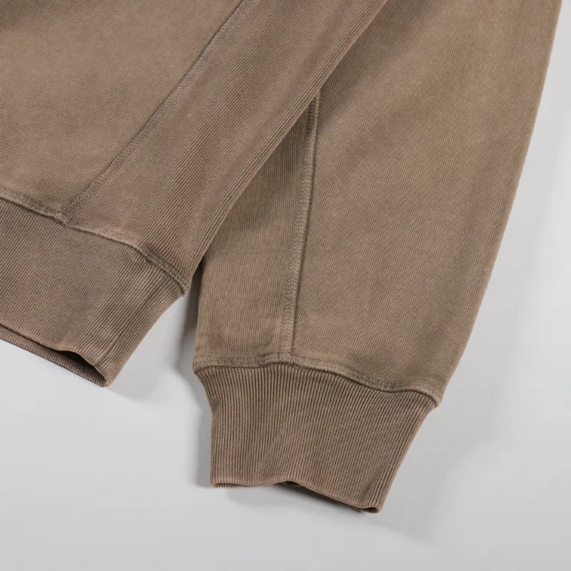Belstaff Valley Garment Dye Sweatshirt Khaki Green-7