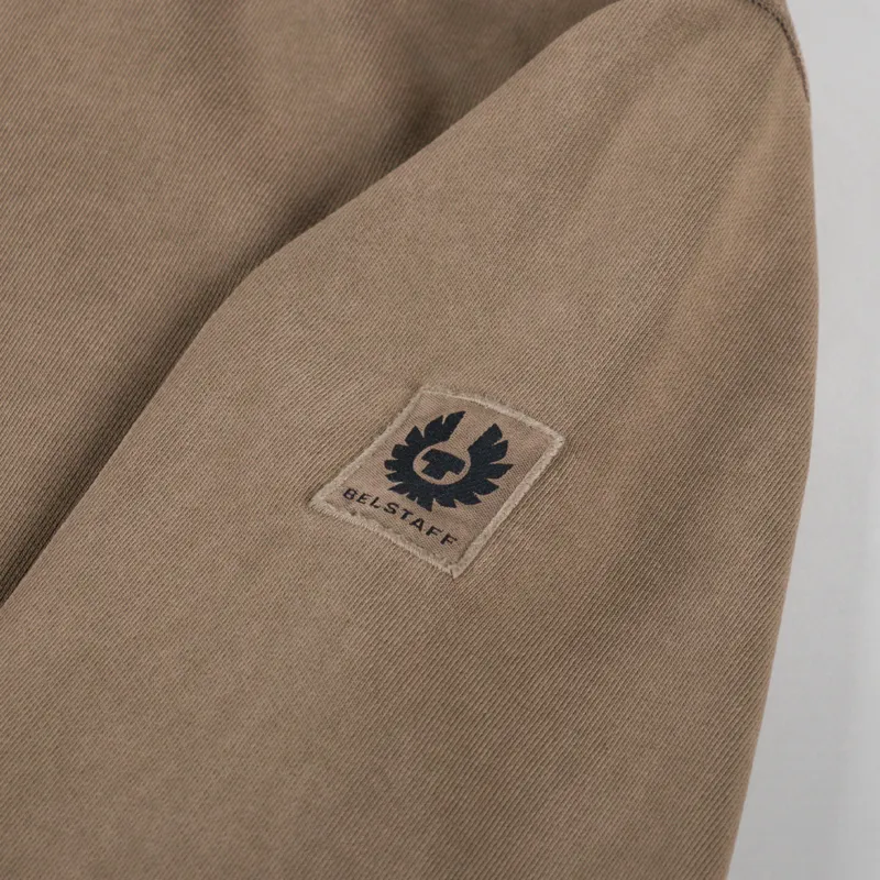 Belstaff Valley Garment Dye Sweatshirt Khaki Green-5