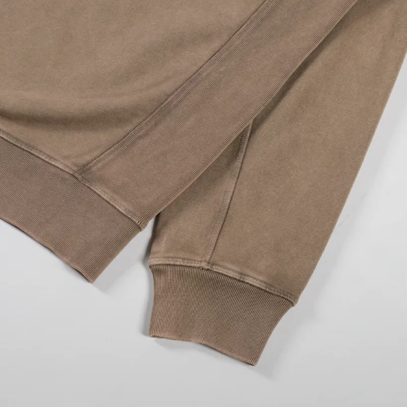 Belstaff Valley Garment Dye Sweatshirt Khaki Green-6