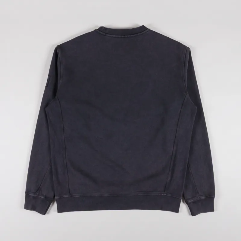 Belstaff Valley Garment Dye Sweatshirt Washed Black-1