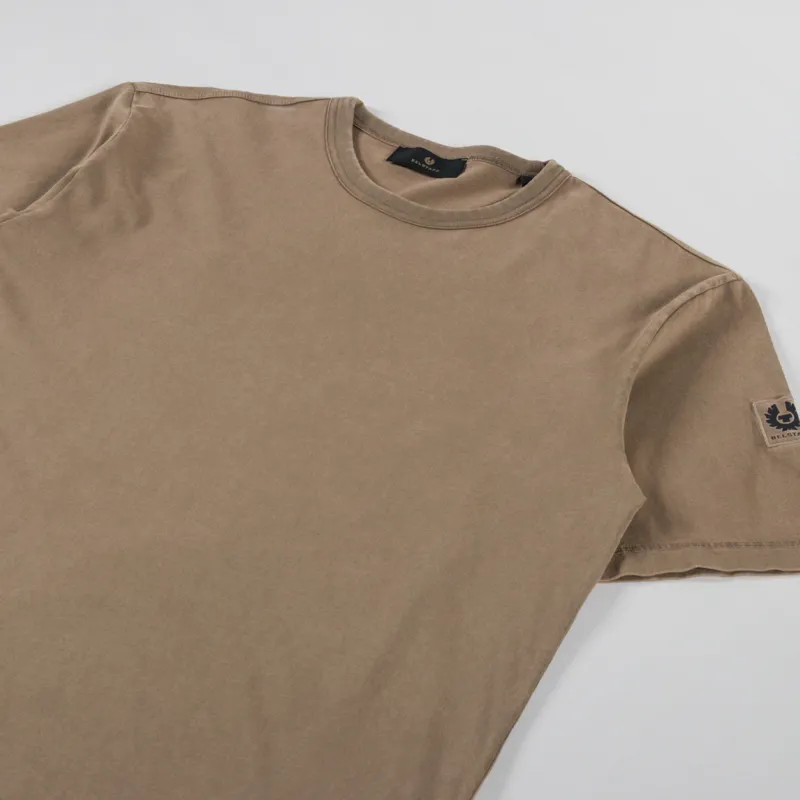 Belstaff Valley Garment Dye T Shirt Khaki Green-1