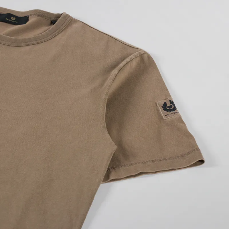 Belstaff Valley Garment Dye T Shirt Khaki Green-2