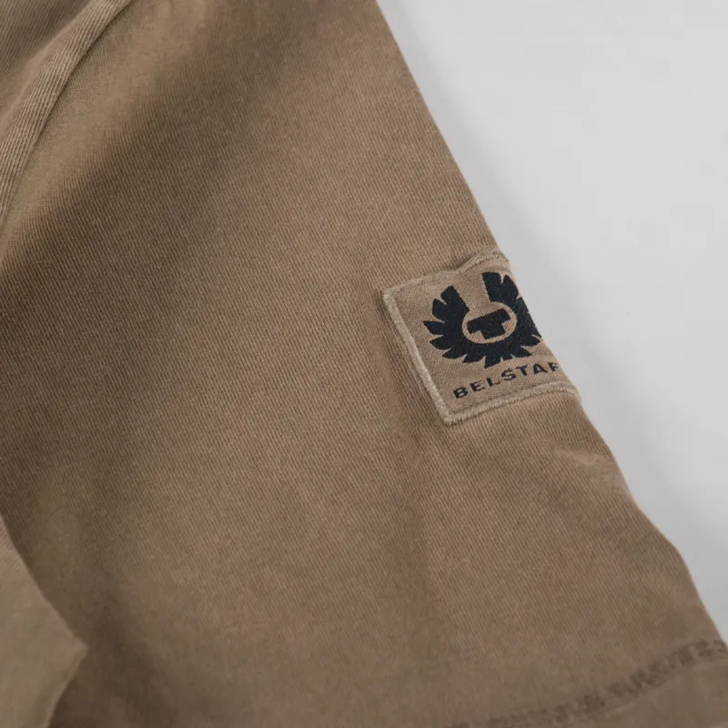 Belstaff Valley Garment Dye T Shirt Khaki Green-3