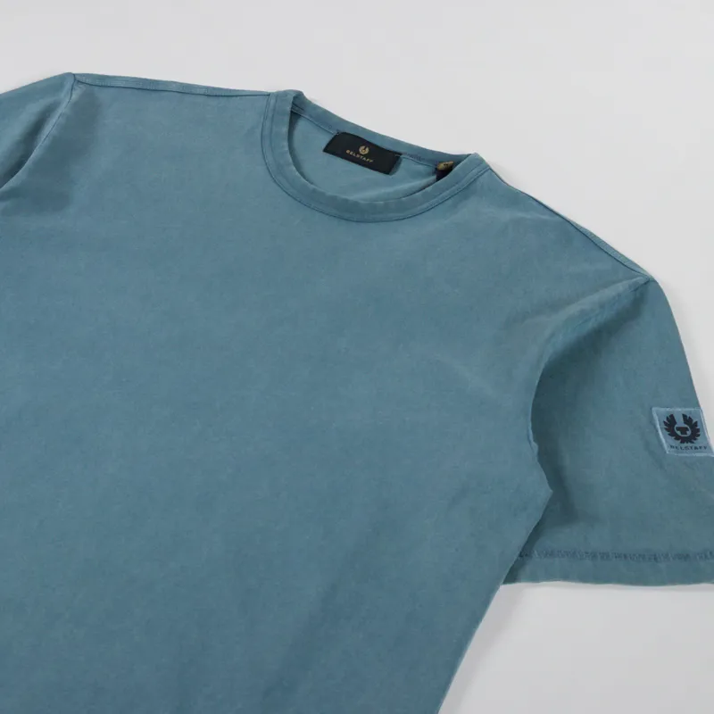 Belstaff Valley Garment Dye T Shirt Petrol-1