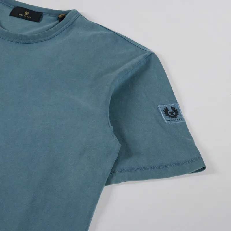 Belstaff Valley Garment Dye T Shirt Petrol-2