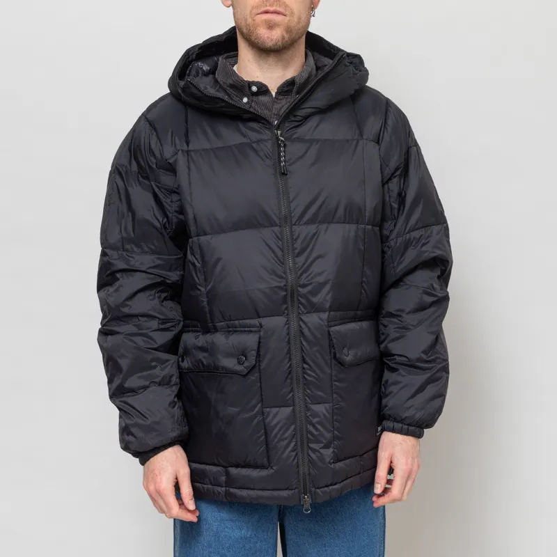 Taion Mountain Packable Volume Down Hoodie Black