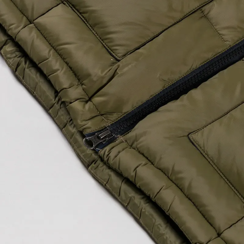 Taion Mountain Packable Volume Down Hoodie Olive-9