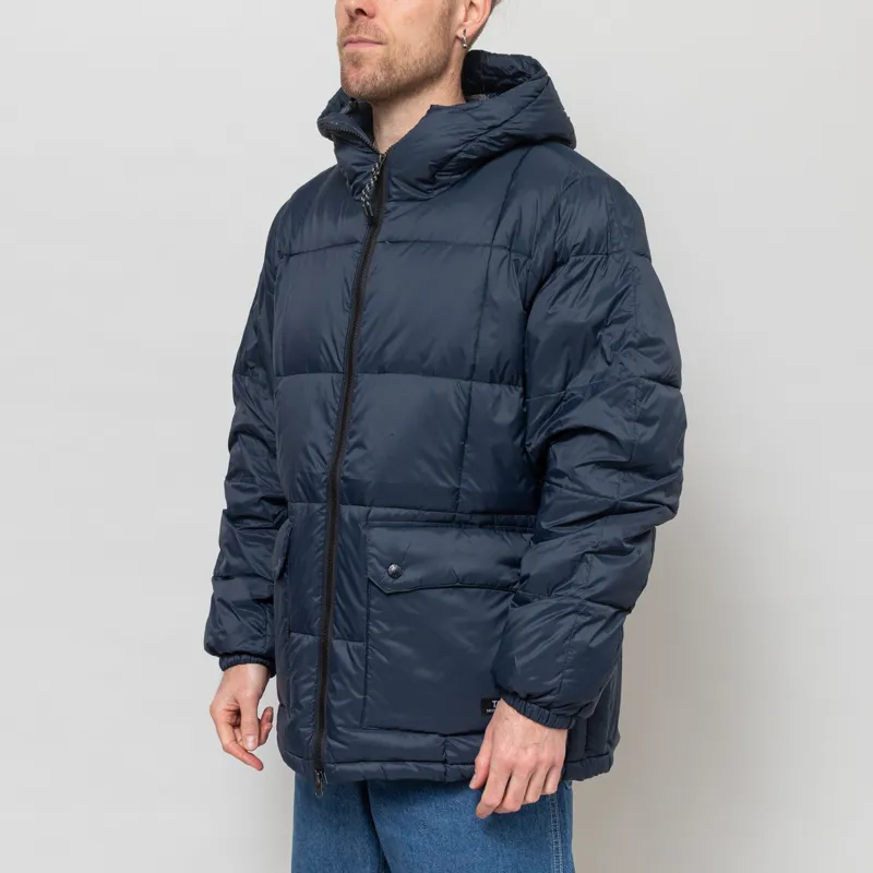 Taion Mountain Packable Volume Down Hoodie Dark Navy-1