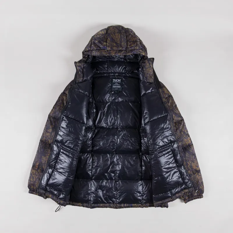 Taion Mountain Packable Volume Down Hoodie Brushed Meadows-1