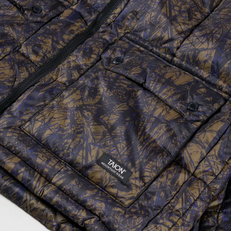 Taion Mountain Packable Volume Down Hoodie Brushed Meadows-7