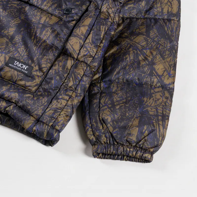 Taion Mountain Packable Volume Down Hoodie Brushed Meadows-11