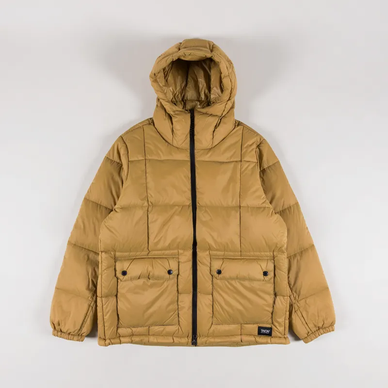 Taion Mountain Packable Volume Down Parka Beige