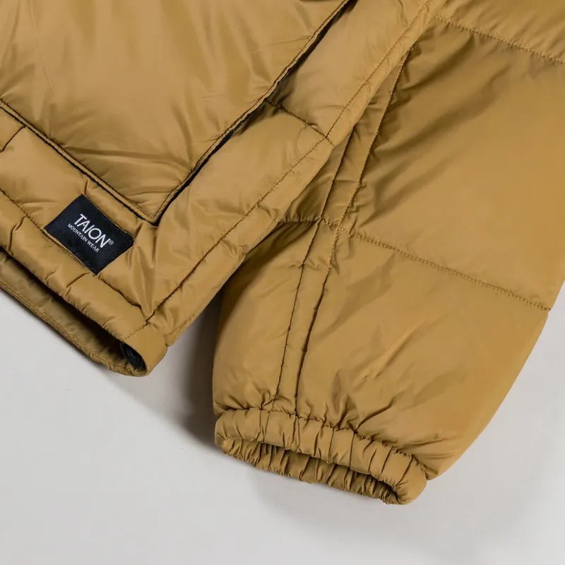 Taion Mountain Packable Volume Down Parka Beige-10