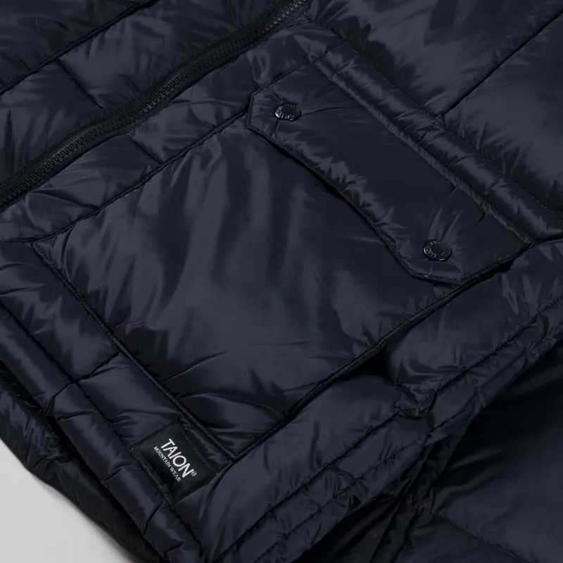 Taion Mountain Packable Volume Down Parka Black-7