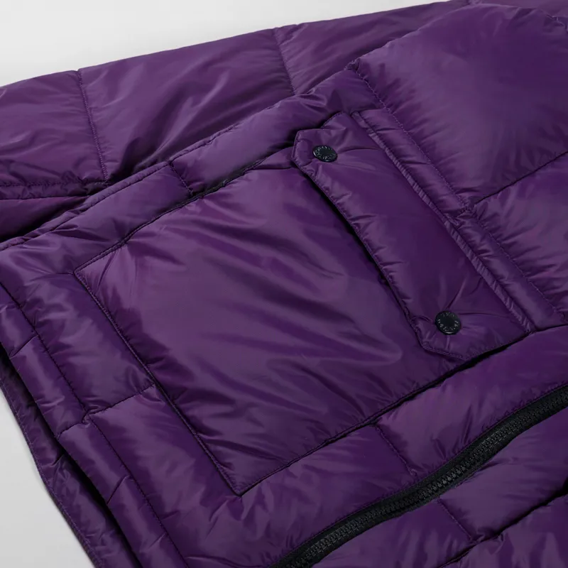 Taion Mountain Packable Volume Down Parka Dark Purple-11