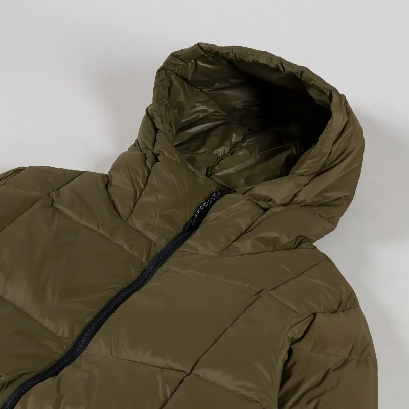 Taion Mountain Packable Volume Down Parka Olive-3