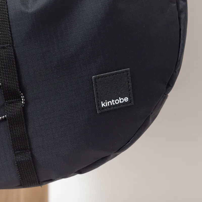 Kintobe Womens Juno Half Moon Bag Jet Black-7