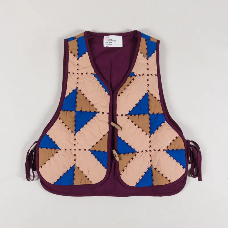 Leon And Harper Womens Velia Losange Gilet Multi-4