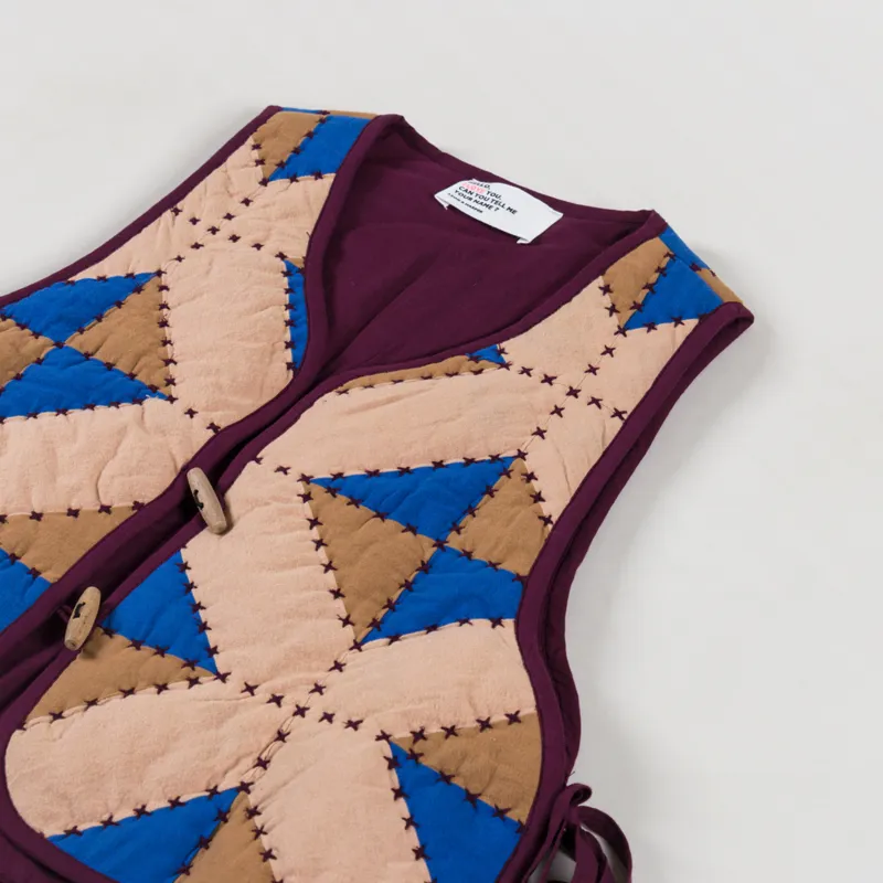 Leon And Harper Womens Velia Losange Gilet Multi-6