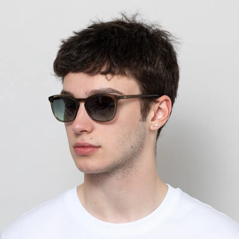 Messy Weekend Sean Sunglasses Bottle Green Gradient Green