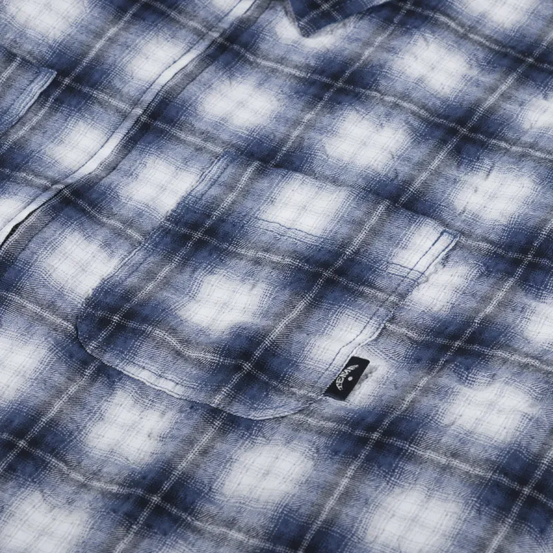 Temp Surf Co. Ripple Check Overshirt Navy-4