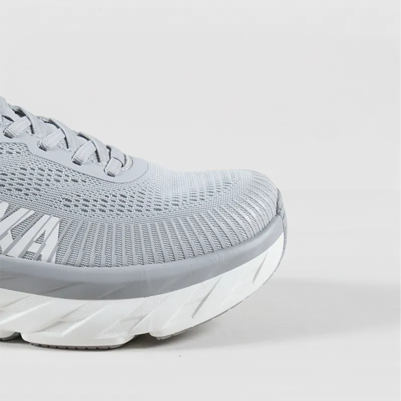HOKA Bondi 7 Shoes Harbor Mist White-5
