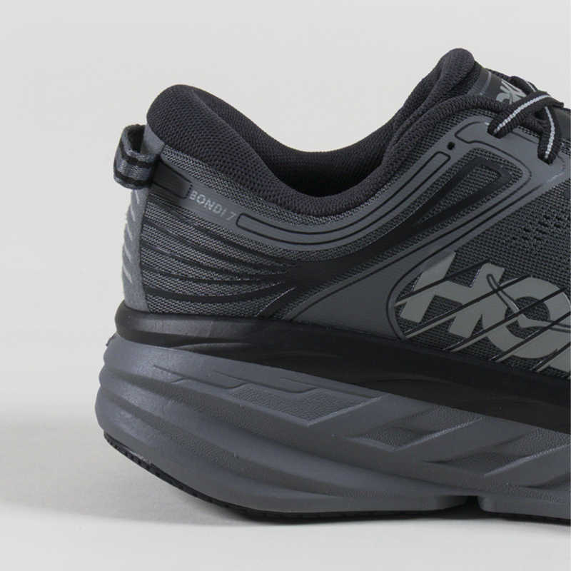 HOKA Bondi 7 Shoes Outer Orbit Satellite Grey-4